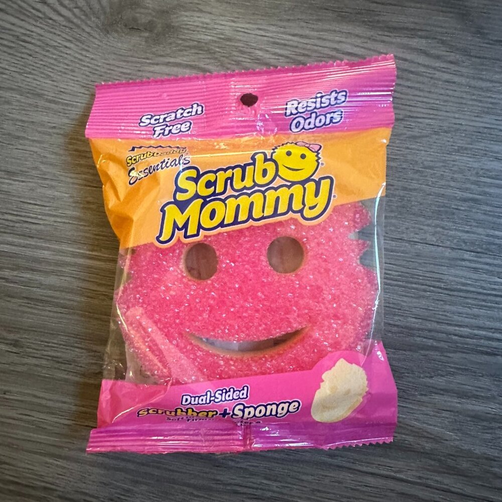 NEW Scrub Mommy Scrubber Kitchen Dish Brush - Pink